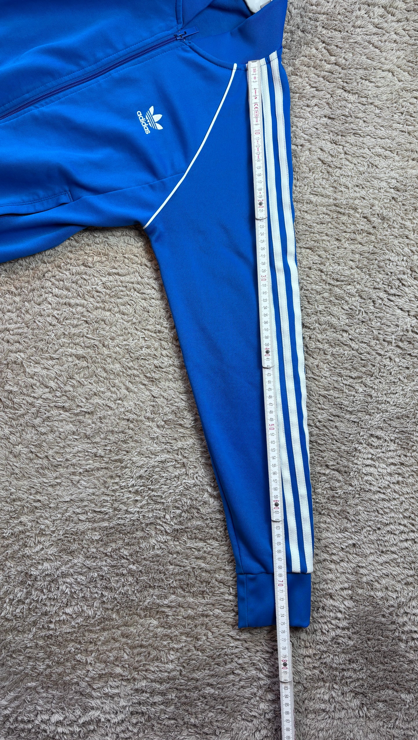 Vintage Adidas Firebird Tracksuit Blau Weiß