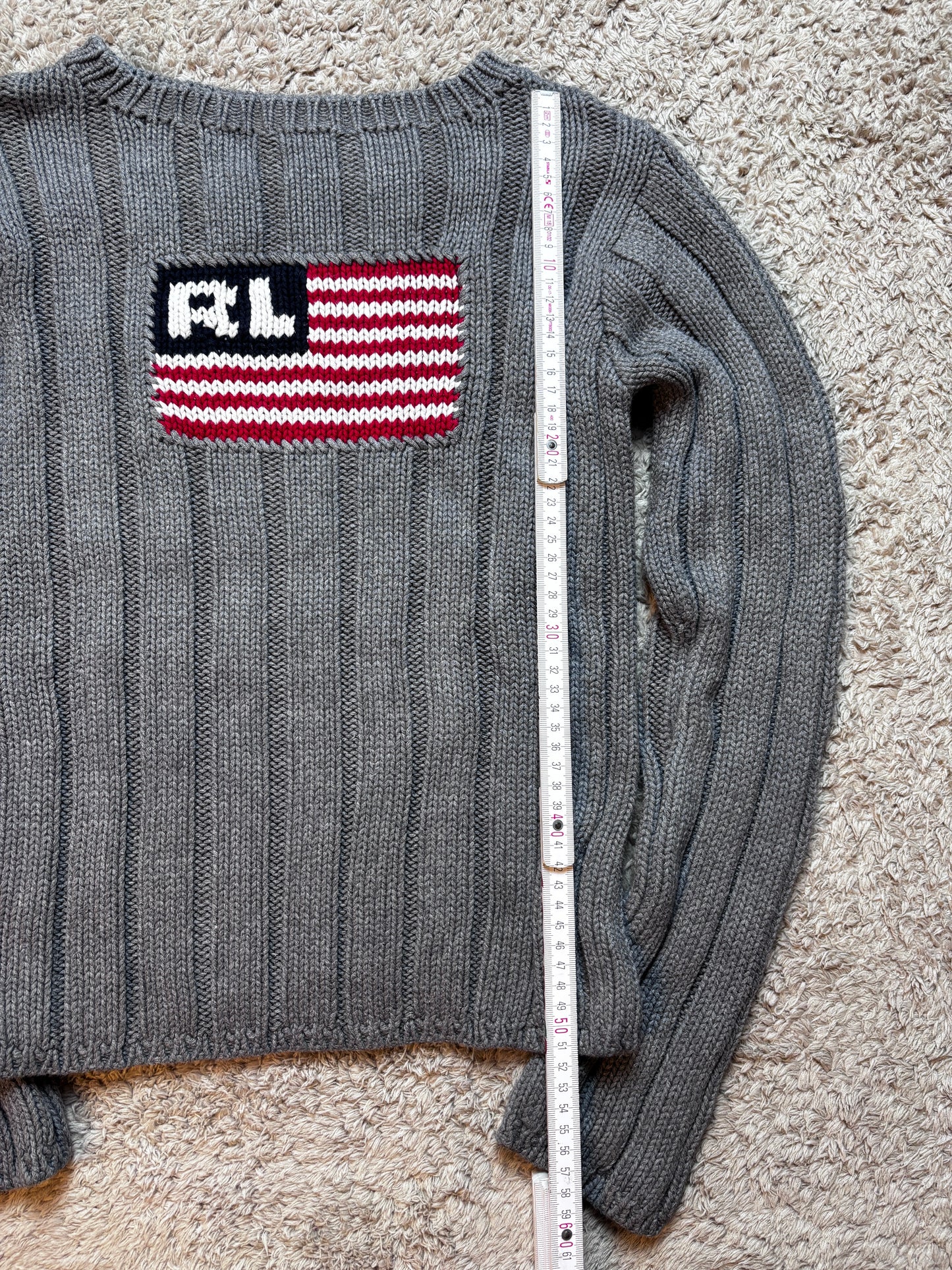 Ralph Lauren Vintage Usa Cropped Knitwear