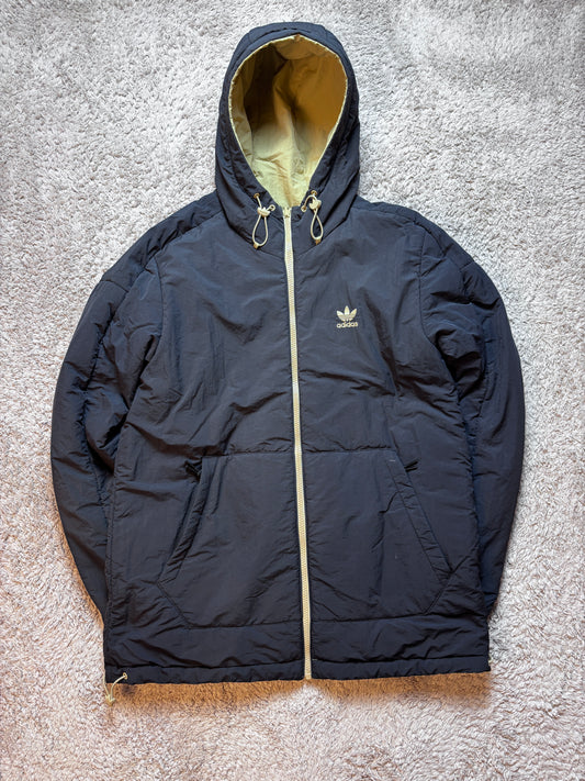 Adidas Vintage Wendejacke Beige/Schwarz