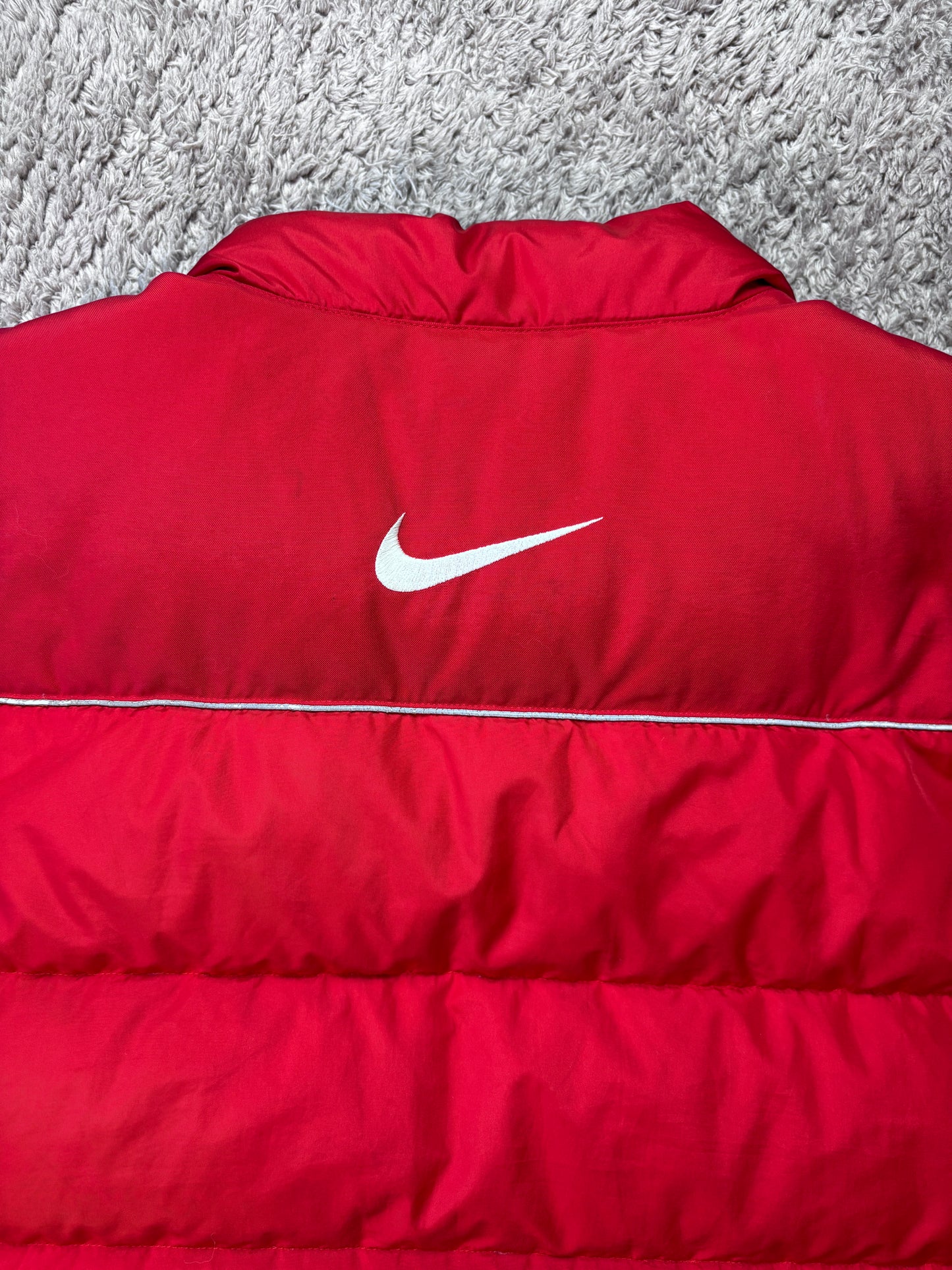 Nike Vintage Puffer Vest Red/Blue