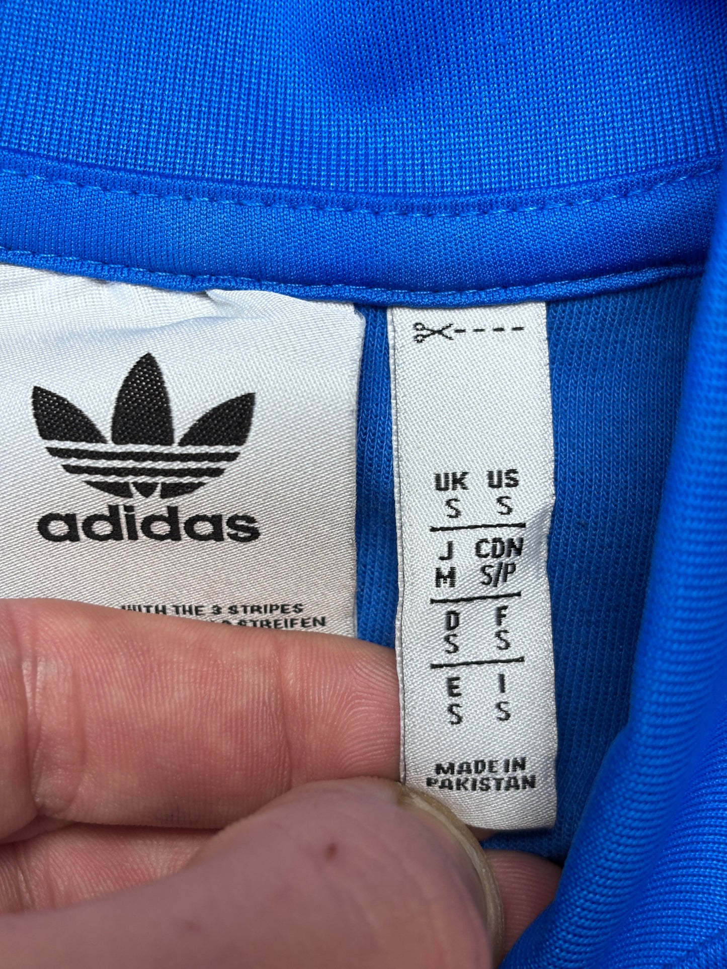 Vintage Adidas Firebird Tracksuit Blau Weiß