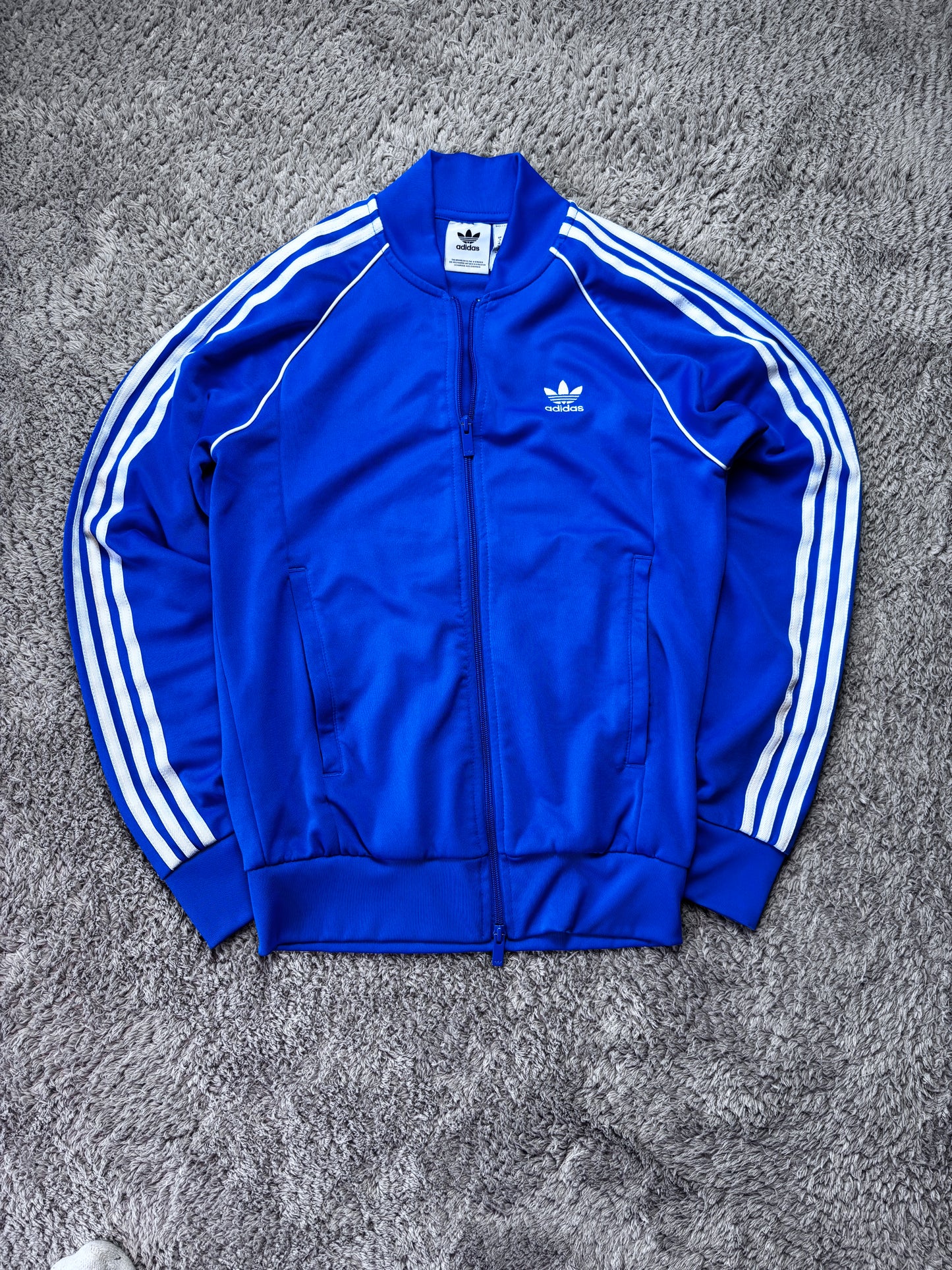 Vintage Adidas Firebird Tracksuit Blau Weiß