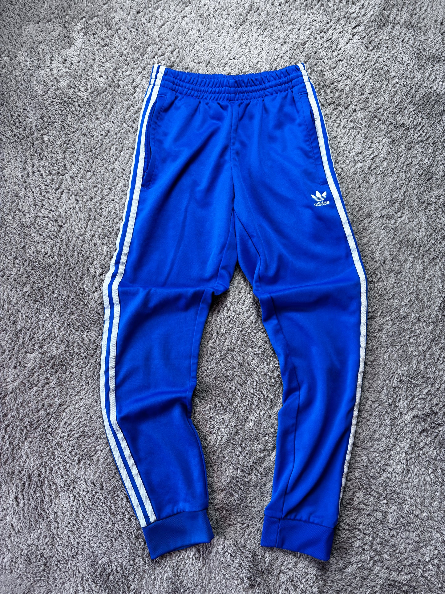 Vintage Adidas Firebird Tracksuit Blau Weiß
