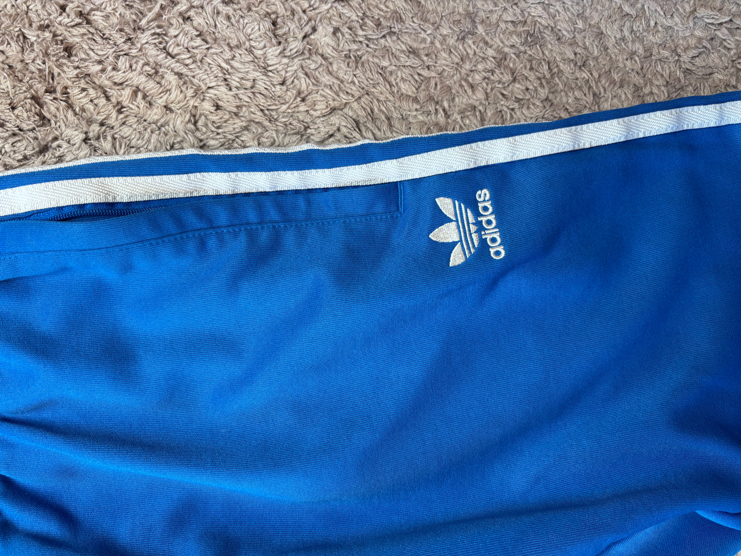 Vintage Adidas Firebird Tracksuit Blau Weiß