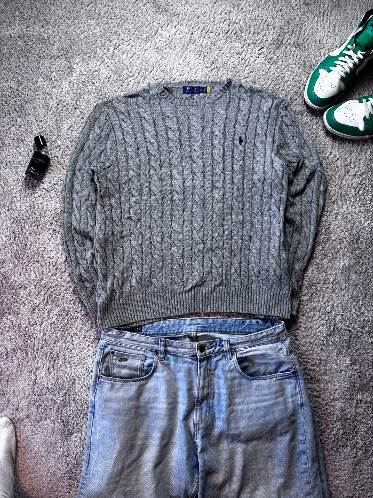 Vintage Polo Ralph Lauren Cable Knit Sweater
