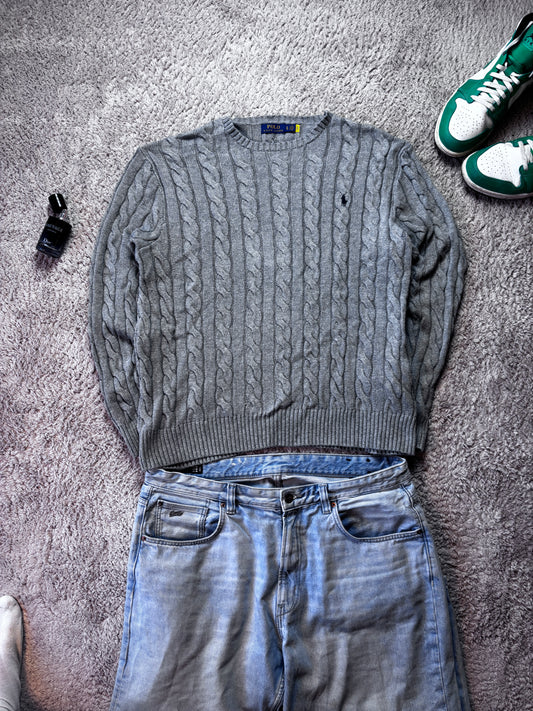 Vintage Polo Ralph Lauren Cable Knit Sweater