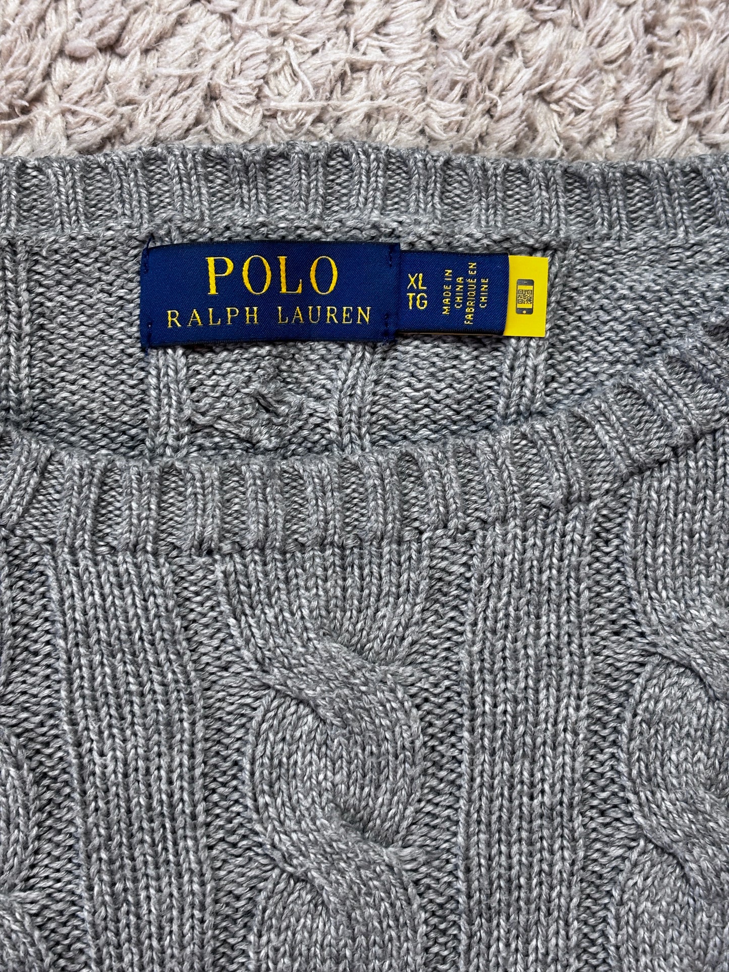 Vintage Polo Ralph Lauren Cable Knit Sweater