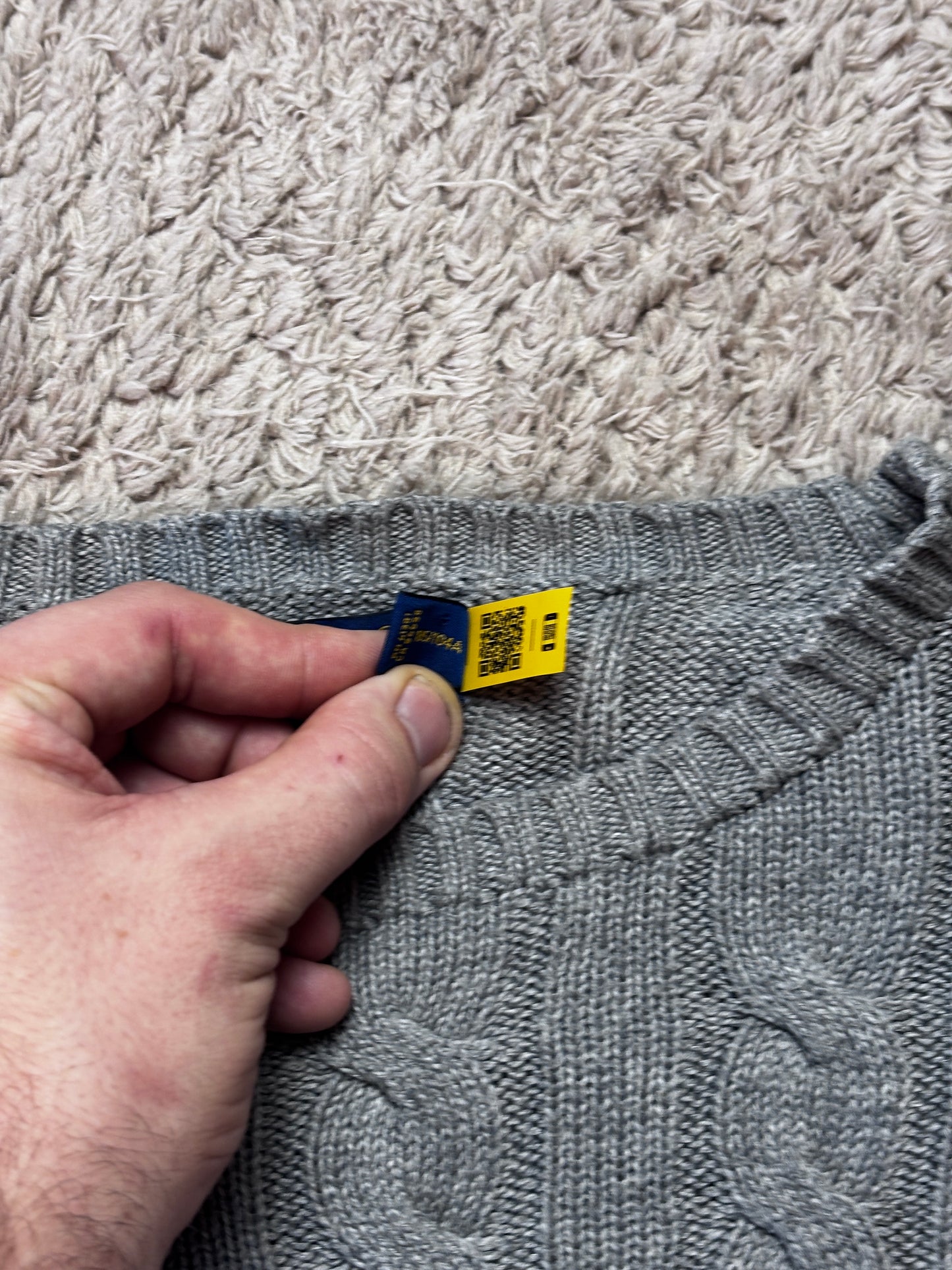 Vintage Polo Ralph Lauren Cable Knit Sweater