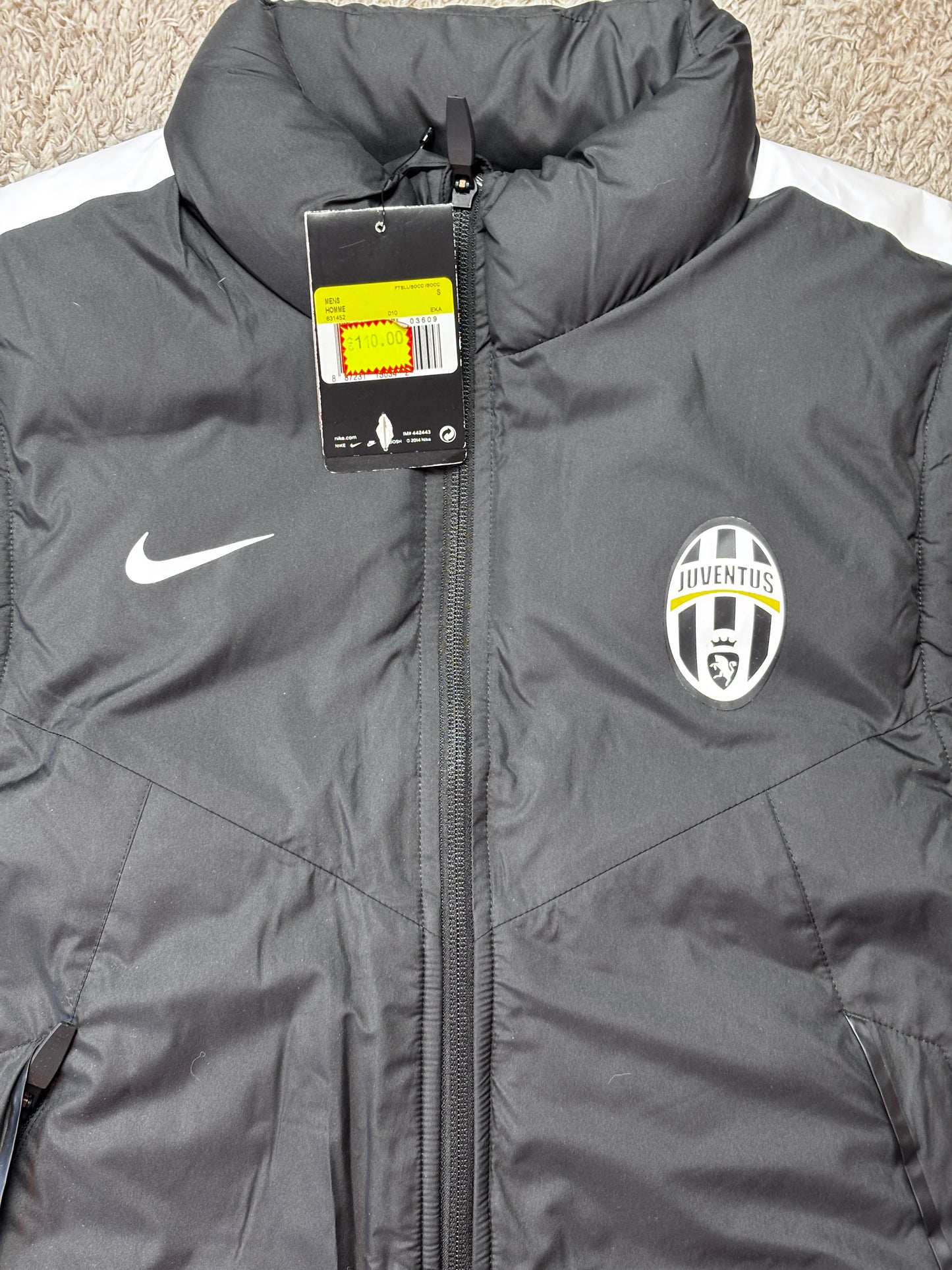 Vintage Nike Juventus Puffer Vest