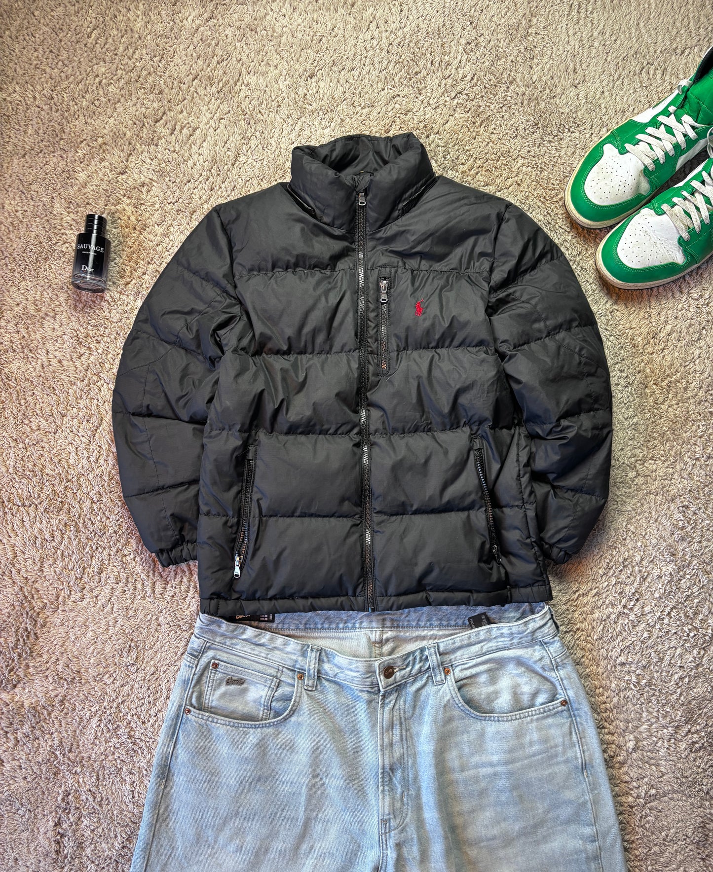 Ralph Lauren Vintage Puffer Schwarz