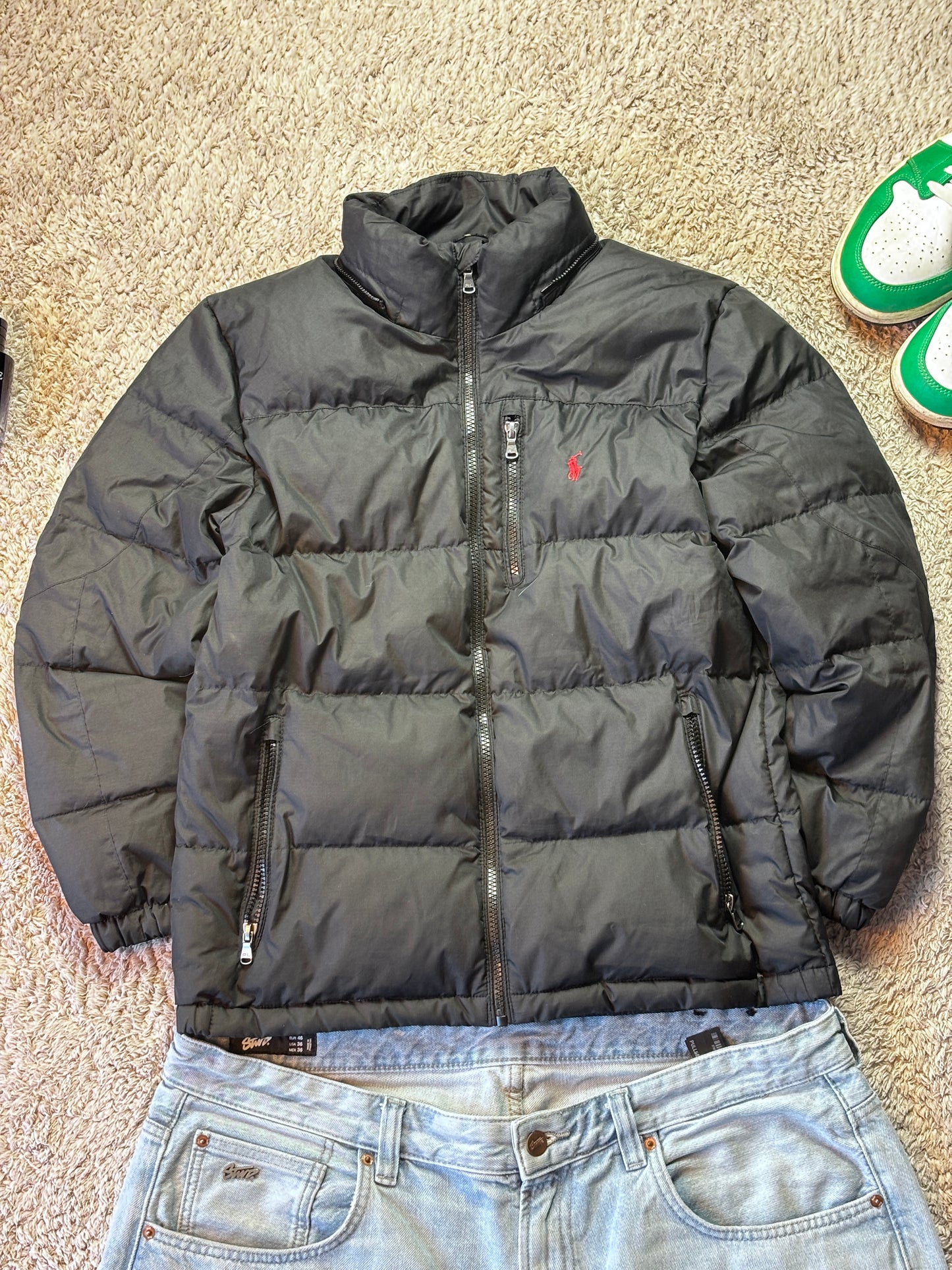 Ralph Lauren Vintage Puffer Schwarz
