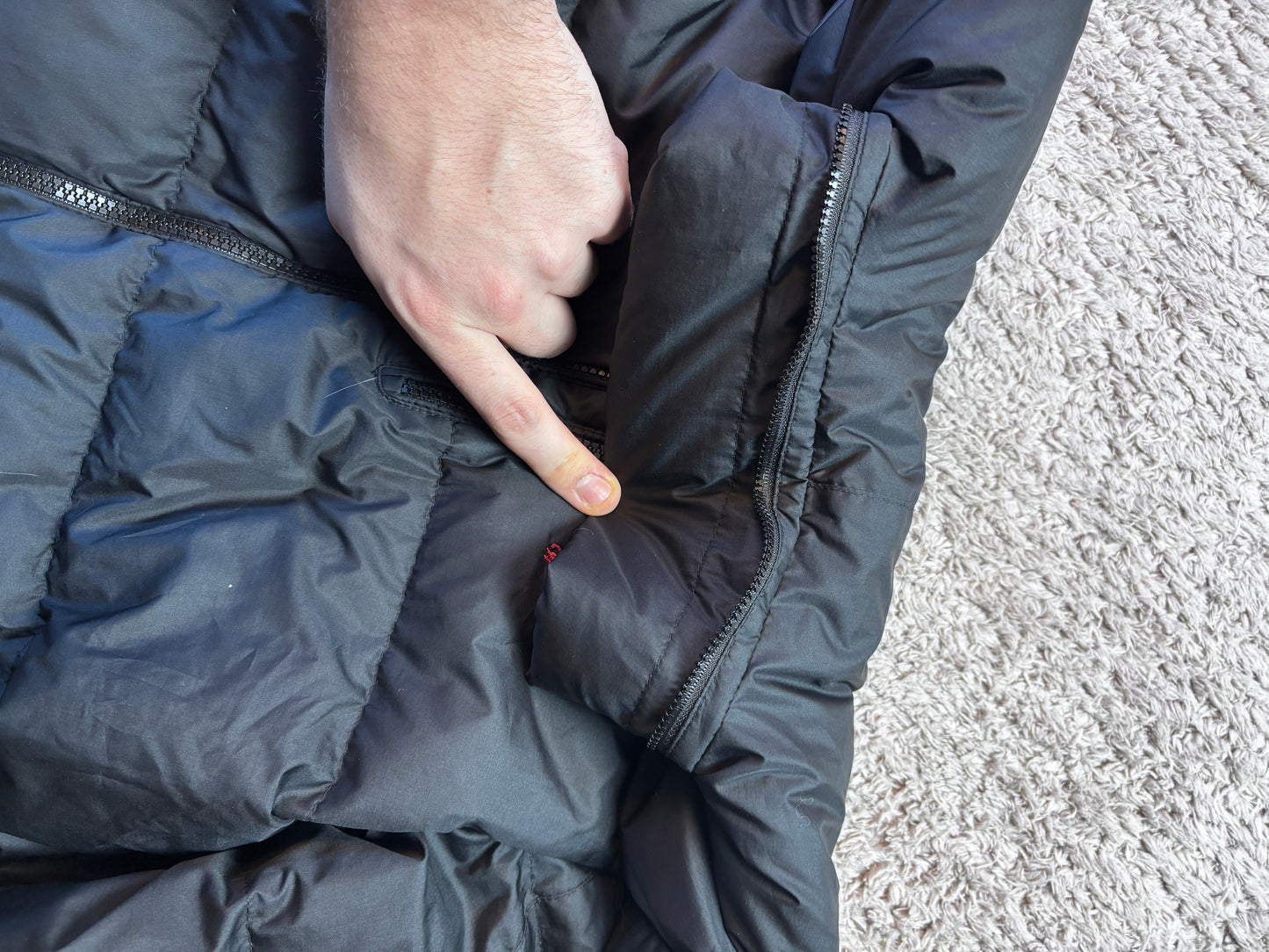 Ralph Lauren Vintage Puffer Schwarz