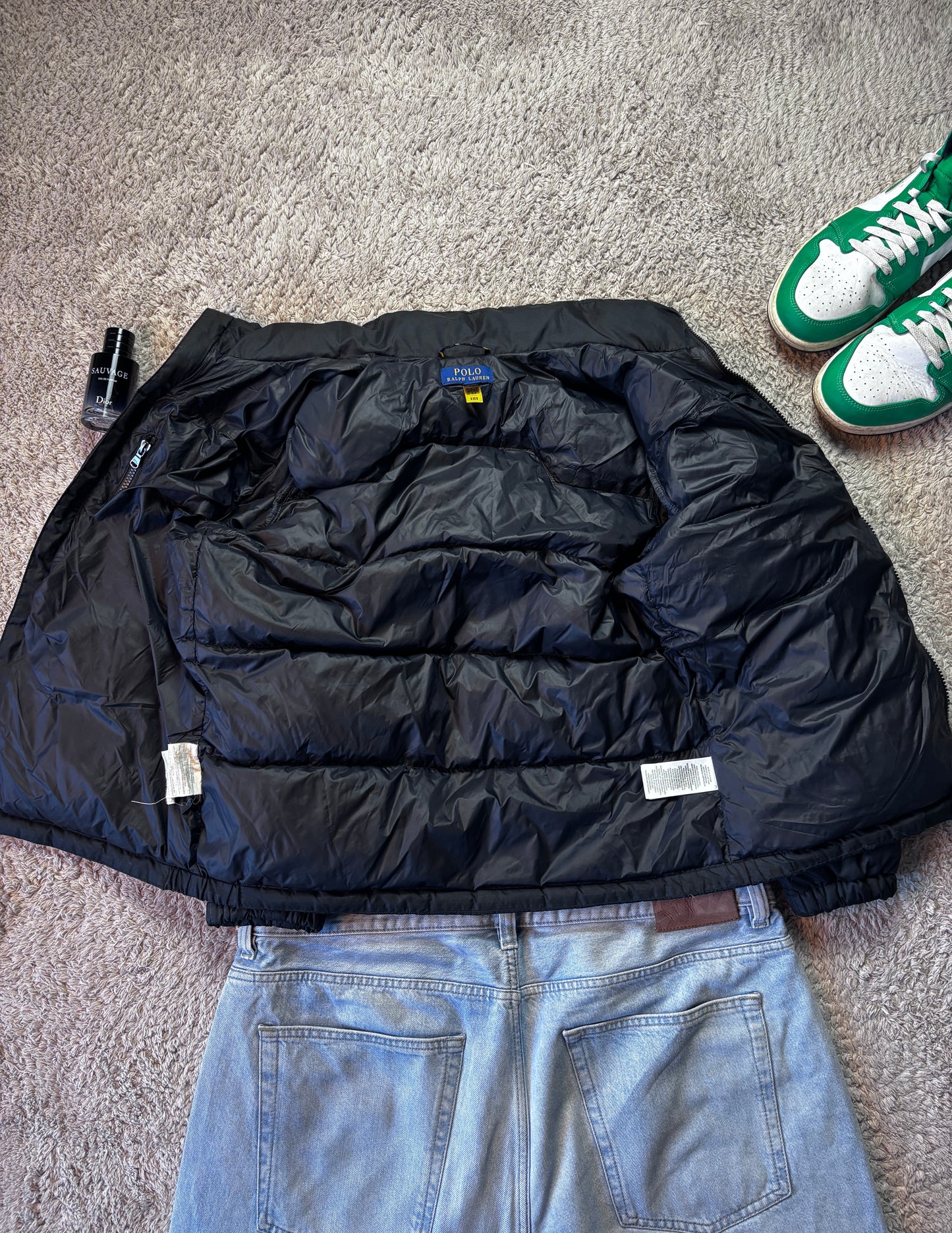 Ralph Lauren Vintage Puffer Schwarz