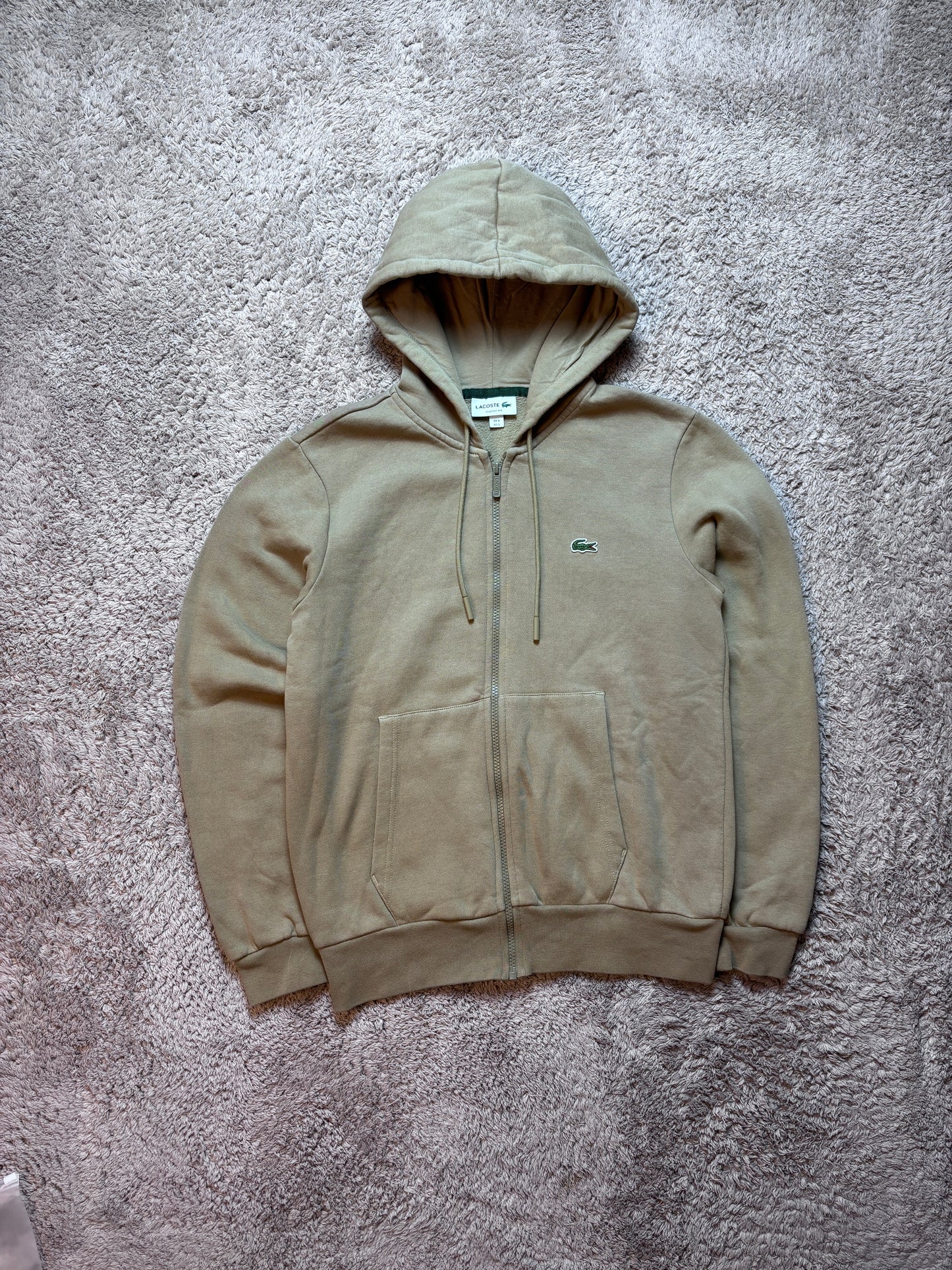 Lacoste Vintage Zipper -Olivgrün