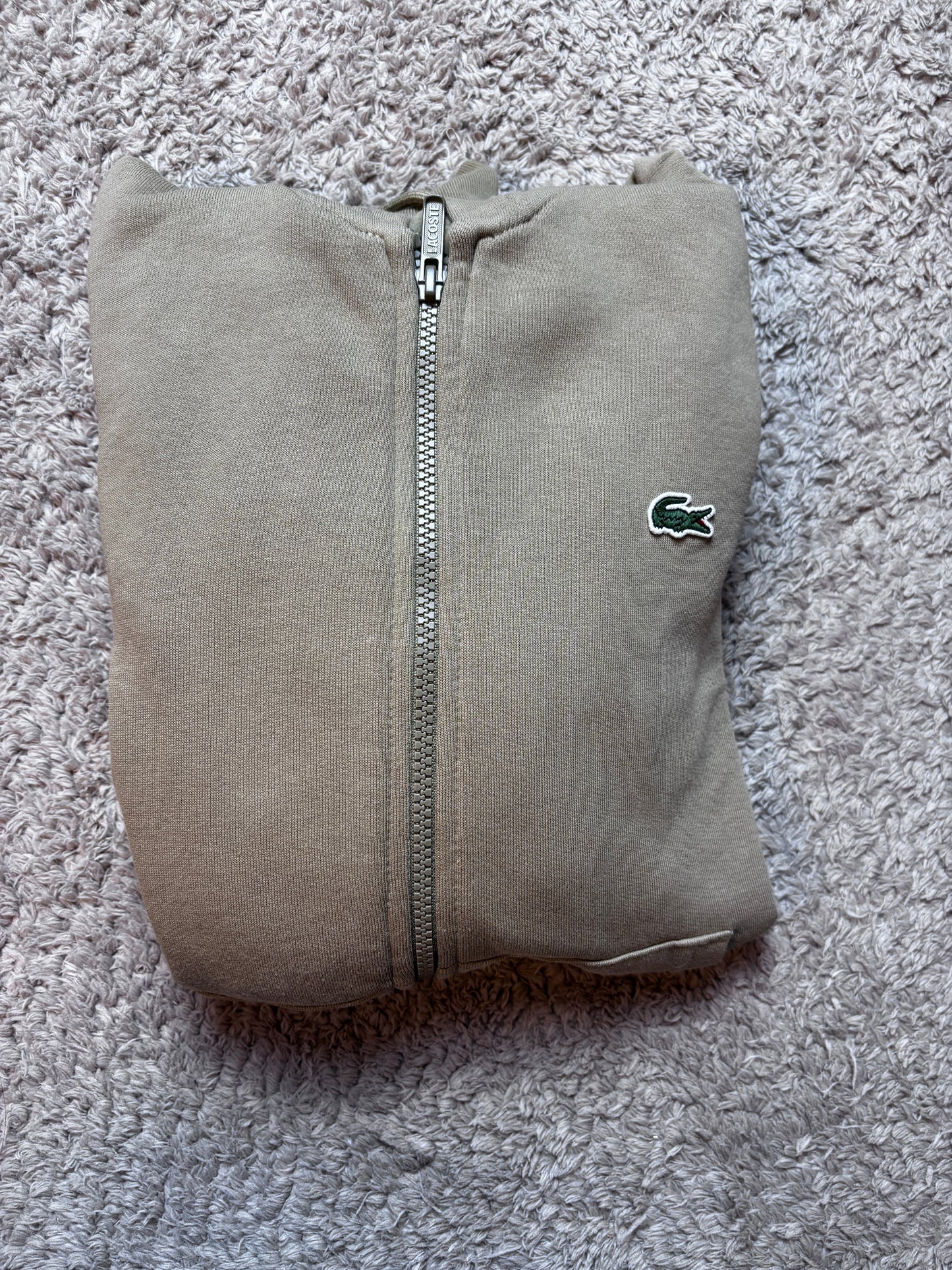 Lacoste Vintage Zipper -Olivgrün