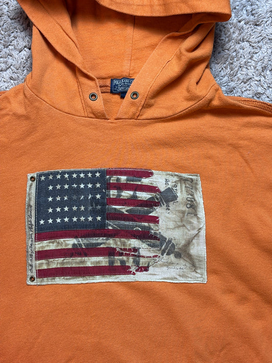Ralph Lauren Vintage USA Flag Hoodie
