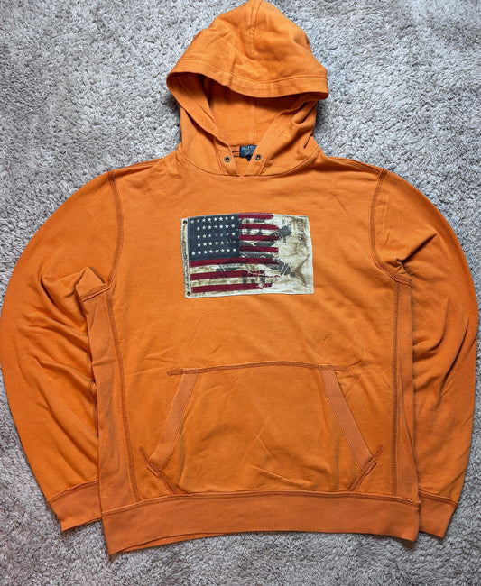 Ralph Lauren Vintage USA Flag Hoodie