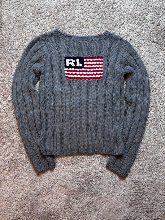 Ralph Lauren Vintage Usa Cropped Knitwear