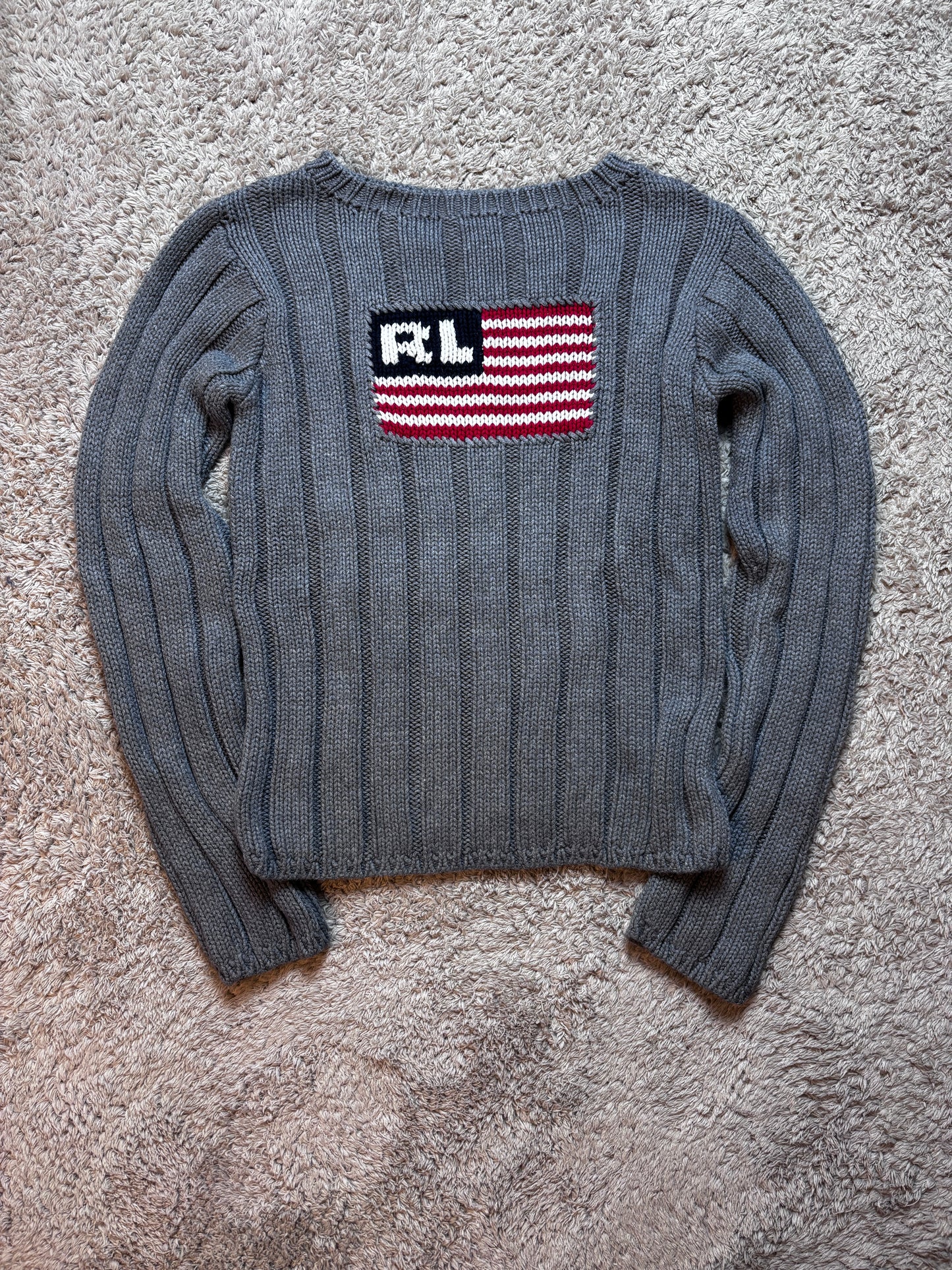 Ralph Lauren Vintage Usa Cropped Knitwear