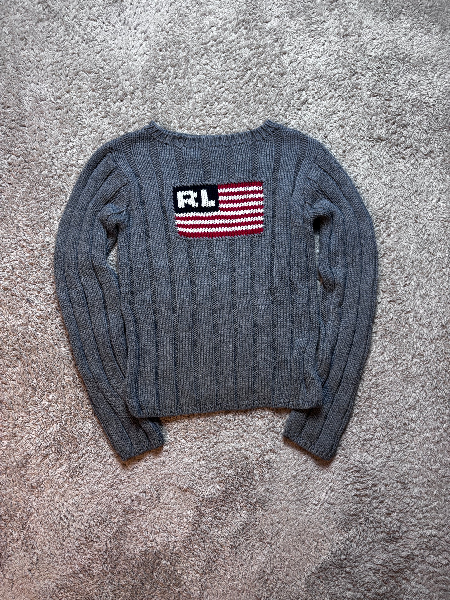 Ralph Lauren Vintage Usa Cropped Knitwear