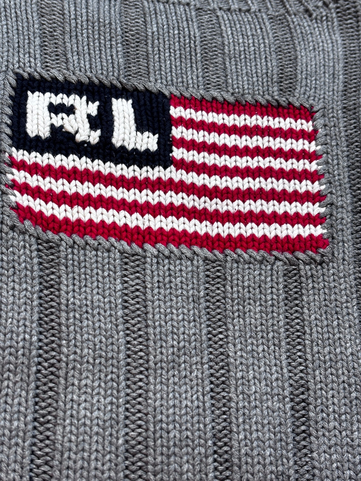 Ralph Lauren Vintage Usa Cropped Knitwear