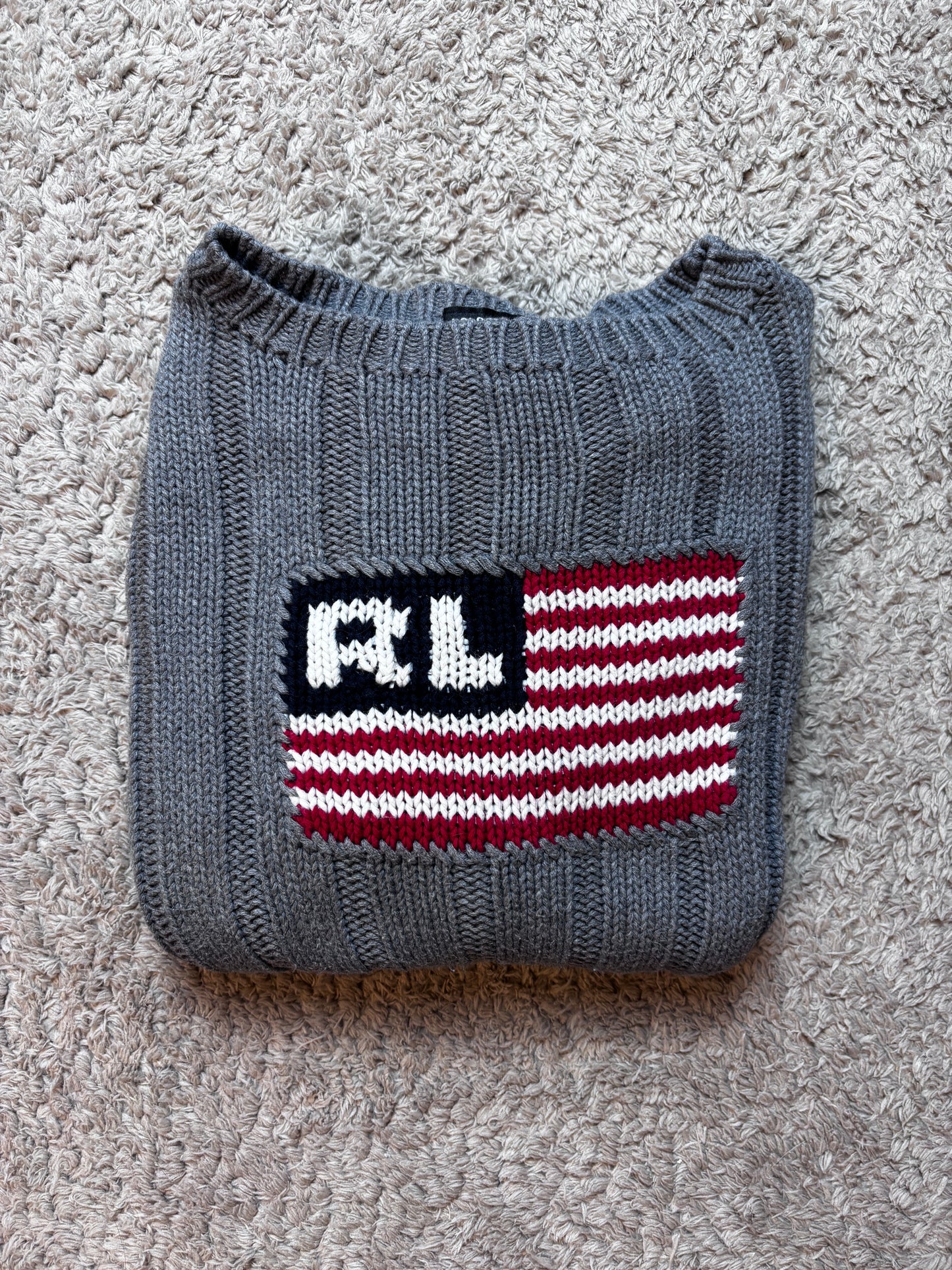 Ralph Lauren Vintage Usa Cropped Knitwear