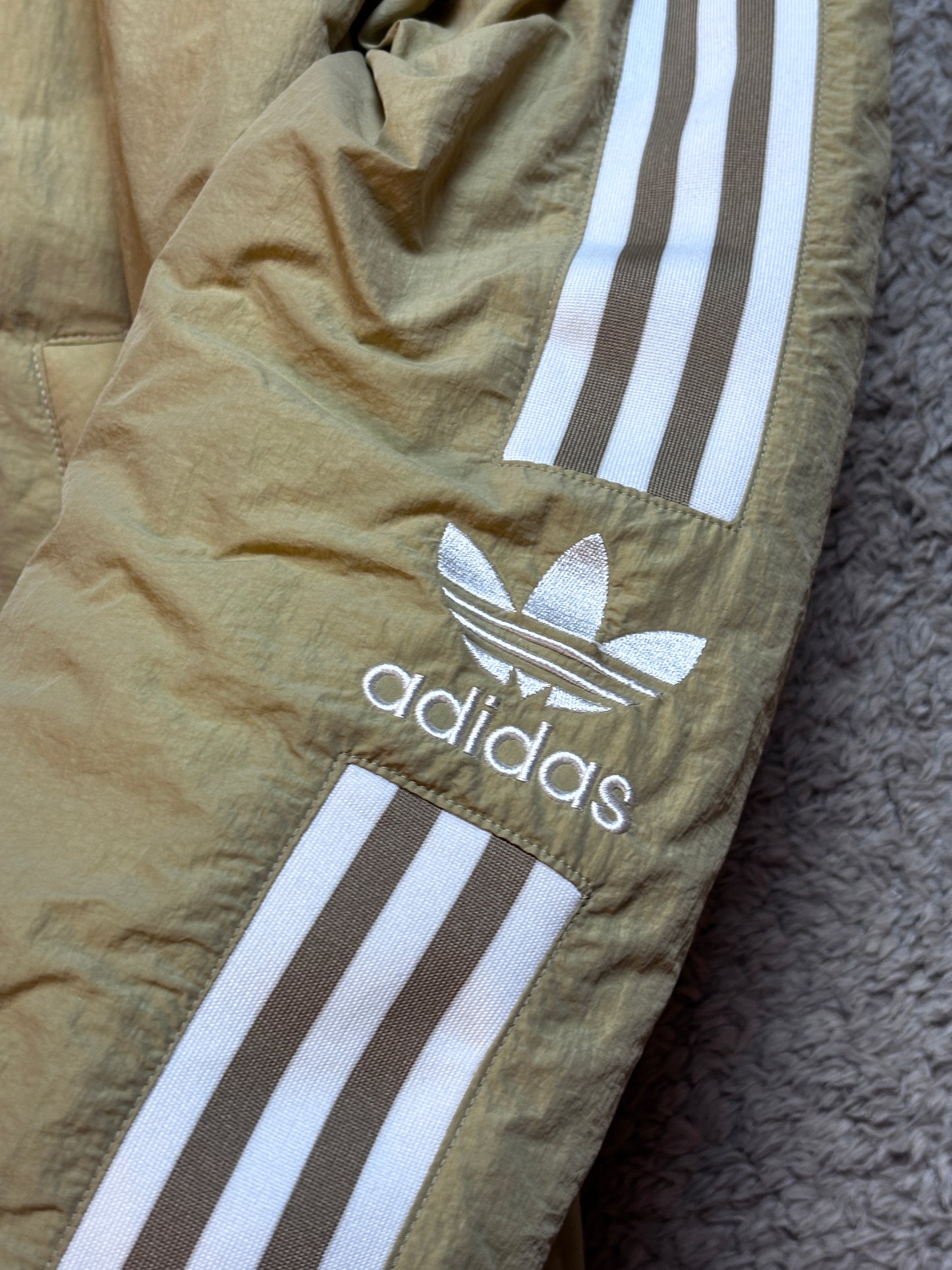 Adidas Vintage Wendejacke Beige/Schwarz