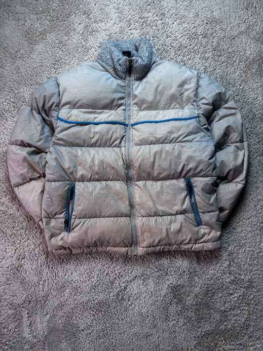 🔥 NIKE Vintage Winterjacke – Wool Collar – Clean Gradient Look 🔥