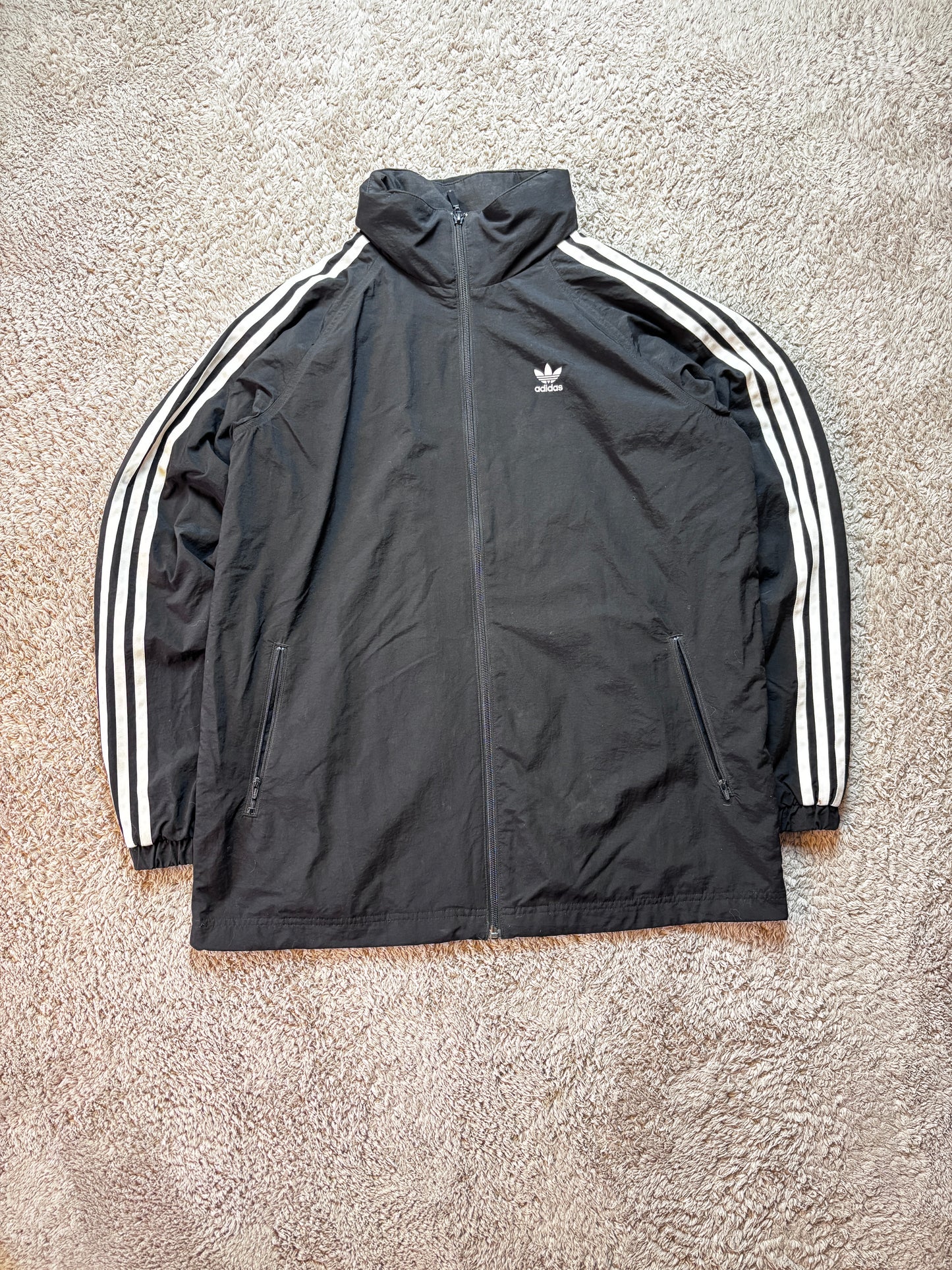 🔥 ADIDAS Firebird Track Jacket – Backprint – Vintage Street Classic 🔥