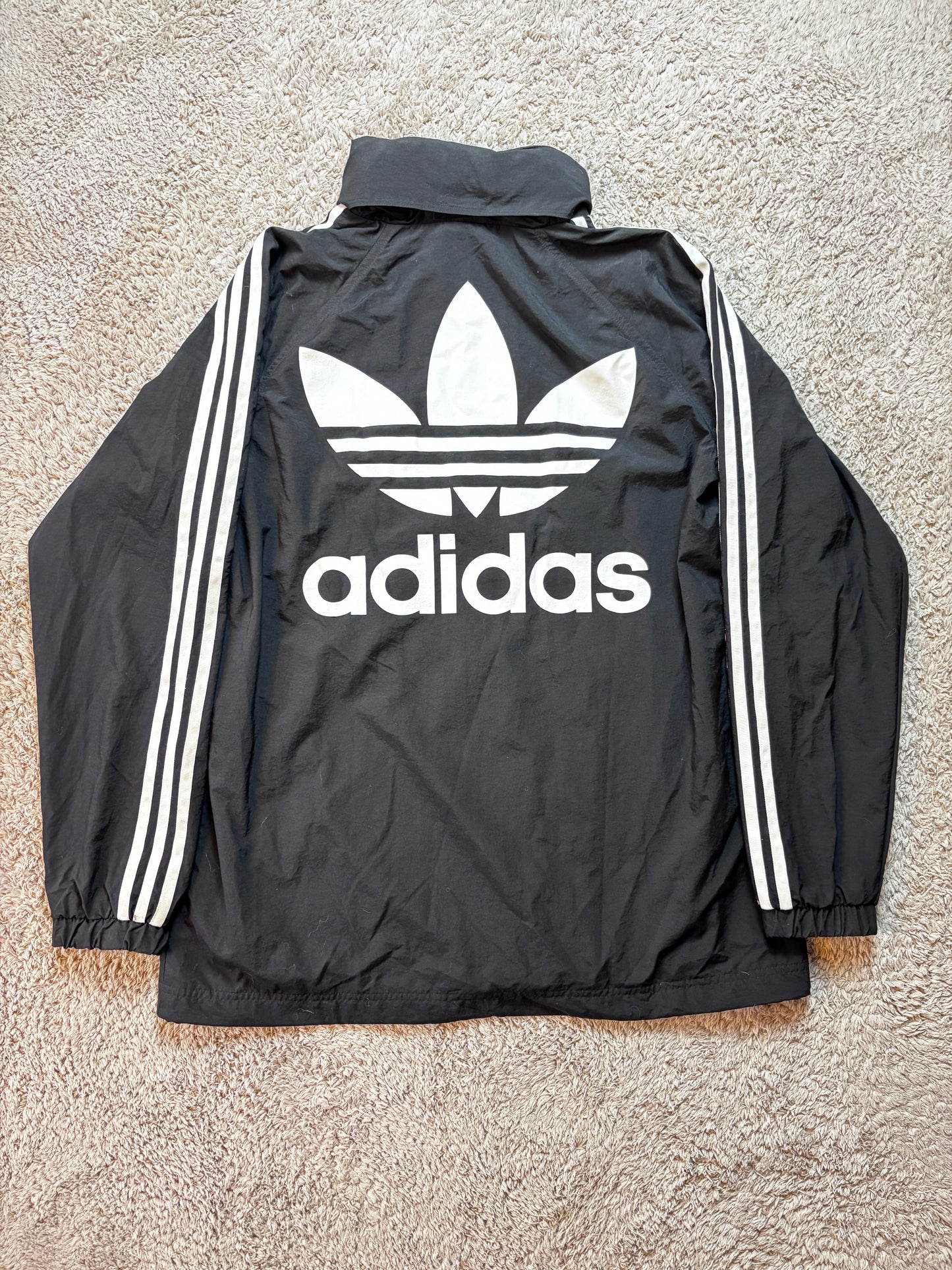 🔥 ADIDAS Firebird Track Jacket – Backprint – Vintage Street Classic 🔥