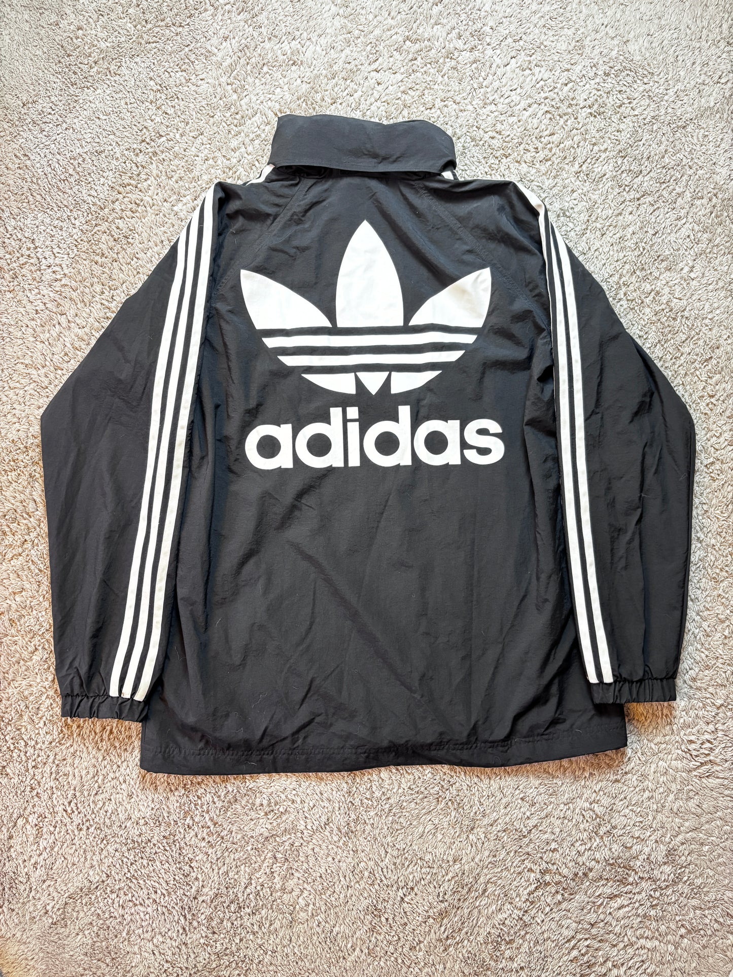 🔥 ADIDAS Firebird Track Jacket – Backprint – Vintage Street Classic 🔥
