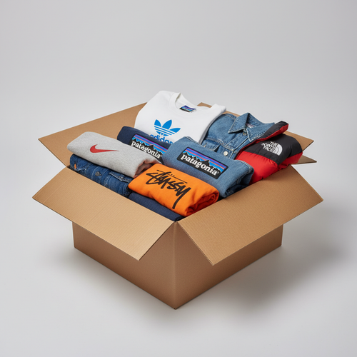 Vintage Mystery Box mit Markenkleidung